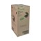 Pactiv Corp. EarthChoice 5.75 in. x 5.95 in. x 3.1 in. Microwavable MFPP Plastic Hinged Lid Container With SmartLock - Black (400/Carton)